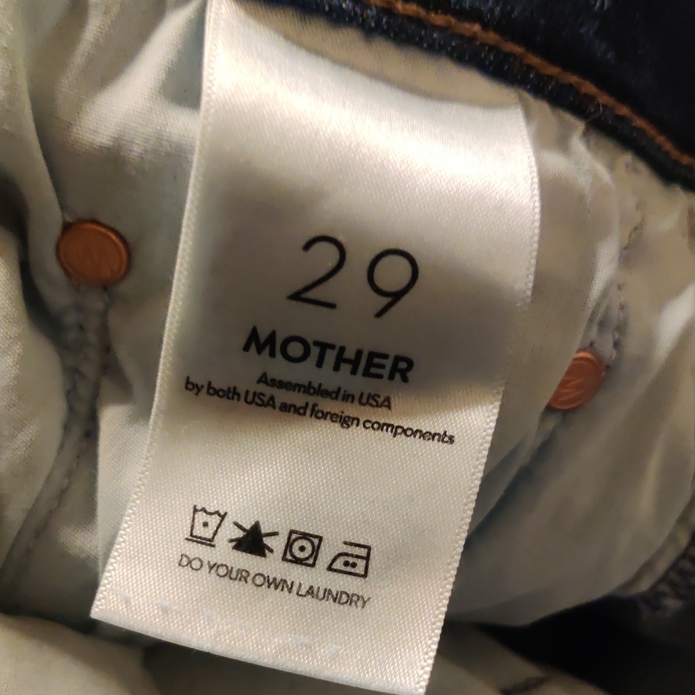 MOTHER The Twister Sneak Jeans Size 29 - Picture 6 of 12